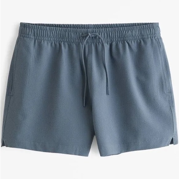 Abercrombie & Fitch Other - NWOT Abercrombie & Fitch Men's Small Pull-On Seersucker Swim Trunk 5 Inch